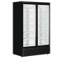 TEFCOLD - Vitrine positive 2 portes vitrées intérieur blanc 809 L