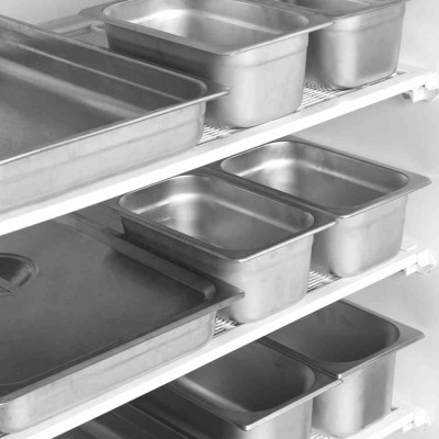 TEFCOLD - Congélateur de stockage inox statique GN 2/1 1 porte pleine 555 L 