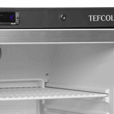 TEFCOLD - Congélateur vertical de vitrine blanc statique 1 porte 340 L