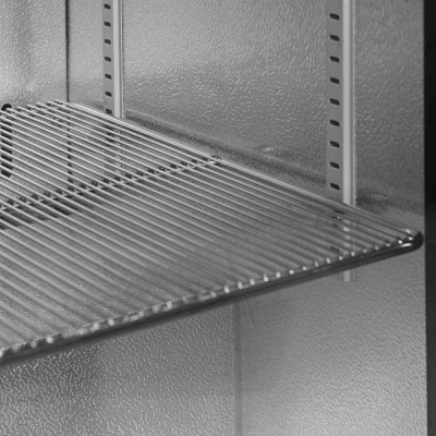 TEFCOLD - Arrière de bar noir 1 porte vitrée battante 118 L