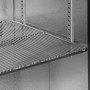 TEFCOLD - Arrière de bar noir 2 portes vitrées battantes 182 L