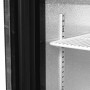 TEFCOLD - Arrière de bar noir 1 porte vitrée battante 115 L