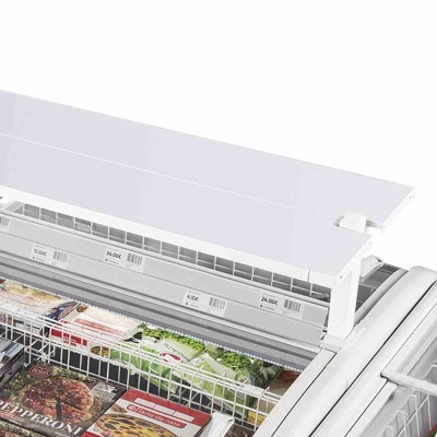 TEFCOLD - Réfrigérateur/congélateur libre-service de supermarché gris 1255 L