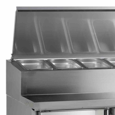 TEFCOLD - Table de préparation 2 portes GN 1/1 cuve GN 1/3 297 L