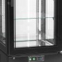 TEFCOLD - Vitrine 4 faces vitrées froid positif noire 248 L