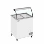 TEFCOLD - Vitrine à crème glacée couvercles plats et pare-haleine 165 L