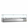TEFCOLD - Vitrine réfrigérée à ingrédients 6x GN 1/4 pare-haleine vitré