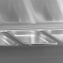 TEFCOLD - Vitrine réfrigérée à ingrédients 10x GN 1/4 couvercle inox