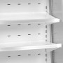 TEFCOLD - Vitrine réfrigérée ouverte basse en noir 2 tablettes 242 L