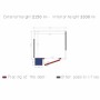 DIVERSO - Chambre froide positive ISO 60 1750 x 1550 x 2150 mm