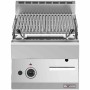 DIVERSO - Grill pierre de lave 1/2 module grille en fonte double face