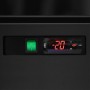 TEFCOLD - Armoire à froid négatif noire ventilée 2 portes 702 L