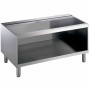 DIAMOND - Soubassement ouvert 1200 mm inox AISI 304