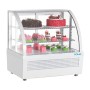POLAR - Vitrine réfrigérée de comptoir série C blanche 100 L