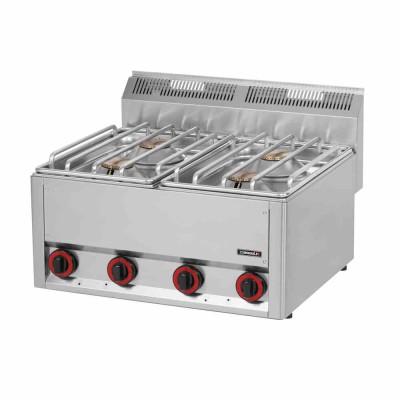CASSELIN - Fourneau gaz à poser 4 feux 4x 4,5 kW L. 658 mm