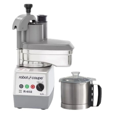 ROBOT-COUPE - Combiné cutter/coupe légumes R402 +6 disques 400 V 