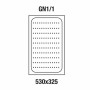DIAMOND - Bac Gastro Inox GN 1/1 perforé hauteur 65 mm
