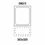 DIAMOND - Bac Gastro Inox GN 2/3 hauteur 200 mm