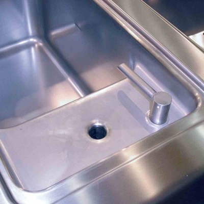 DIAMOND - Cuiseur à pâtes électrique 2 cuves GN 1/1 sur meuble (sans paniers)