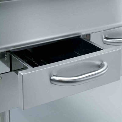 DIAMOND - Grill vapeur, grille en fonte, sur piétement