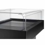 DIAMOND - Vitrine self-service réfrigérée panoramique gris/noir L. 1290 mm