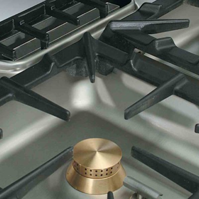 DIAMOND - Fourneau gaz 4 feux vifs four électrique GN 2/1