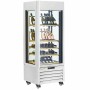 DIAMOND - Vitrine FULL vitrée 440 L 1 niveau + 4 étagères ventilée Wine - Blanc
