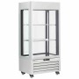 DIAMOND - Vitrine FULL vitrée 600 L 1 niveau + 2 étagères ventilée Wine - Blanc
