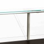 DIAMOND - Comptoir vitrine réfrigéré à vitre droite 90° ventilé avec réserve gris L. 1500 mm