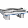 DIAMOND - Comptoir vitrine réfrigéré Self-Service sur socles L. 2500 mm