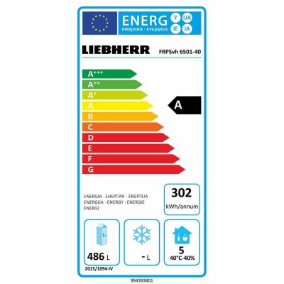 LIEBHERR - Armoire positive GN2/1, cuve inox emboutie, 1 porte, 597L, gamme Perfection