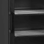 TEFCOLD - Armoire froide négative 1 porte vitrée noire caisson lumineux 270 L