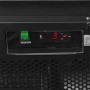 TEFCOLD - Vitrine positive 1 porte vitrée noire 459 L