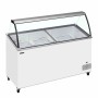 TEFCOLD - Congélateur de crème glacée couvercles inclinés et pare-haleine 398 L