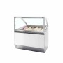TEFCOLD - Vitrine ventilée pour glace en bac vitrage droit 118 L