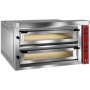DIAMOND - Four électrique à pizzas 2 chambres extra large 2x 9 pizzas Ø 350 mm
