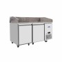 ATOSA - Table a pizzas 2 portes 400 x 600 dessus en granit