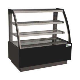 AFI - Vitrine pâtissière bombée 2 étagères L. 1500 mm