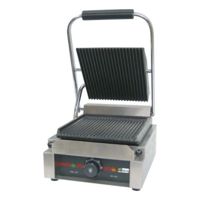 AFI - Grill de contact avec plaque rainurée 230 x 220 mm