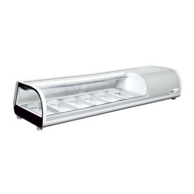 AFI - Vitrine réfrigérée à sushis portes coulissantes 6 x GN 1/3 62 L