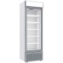DIAMOND - Vitrine ventilée positive caisson lumineux blanche 494 L