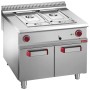 DIAMOND - Fin de série - Bain-marie électrique 8x GN 1/3-150 mm armoire ouverte
