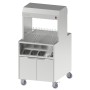 CASSELIN - Poste de salage double chauffe traversant 800 sur placard