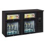 CASSELIN - Arrière bar 2 x 2 tiroirs mixtes vitrés 315 L