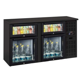 CASSELIN - Arrière bar 2 x 2 tiroirs mixtes vitrés 315 L