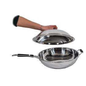 CASSELIN - Wok avec couvercle 36cm