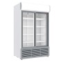 DIAMOND - Armoire positive à boissons 2 portes 1230 L, blanc