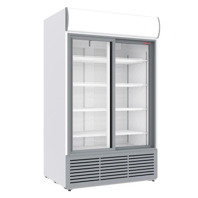 DIAMOND - Armoire positive à boissons 2 portes 1230 L, blanc