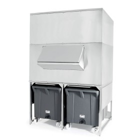 BREMA - Réserve inox 1000kg avec chariots de manutention pour MUSTER 600