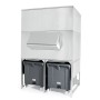 BREMA - Réserve inox 1000kg avec chariots de manutention pour SPLIT 600